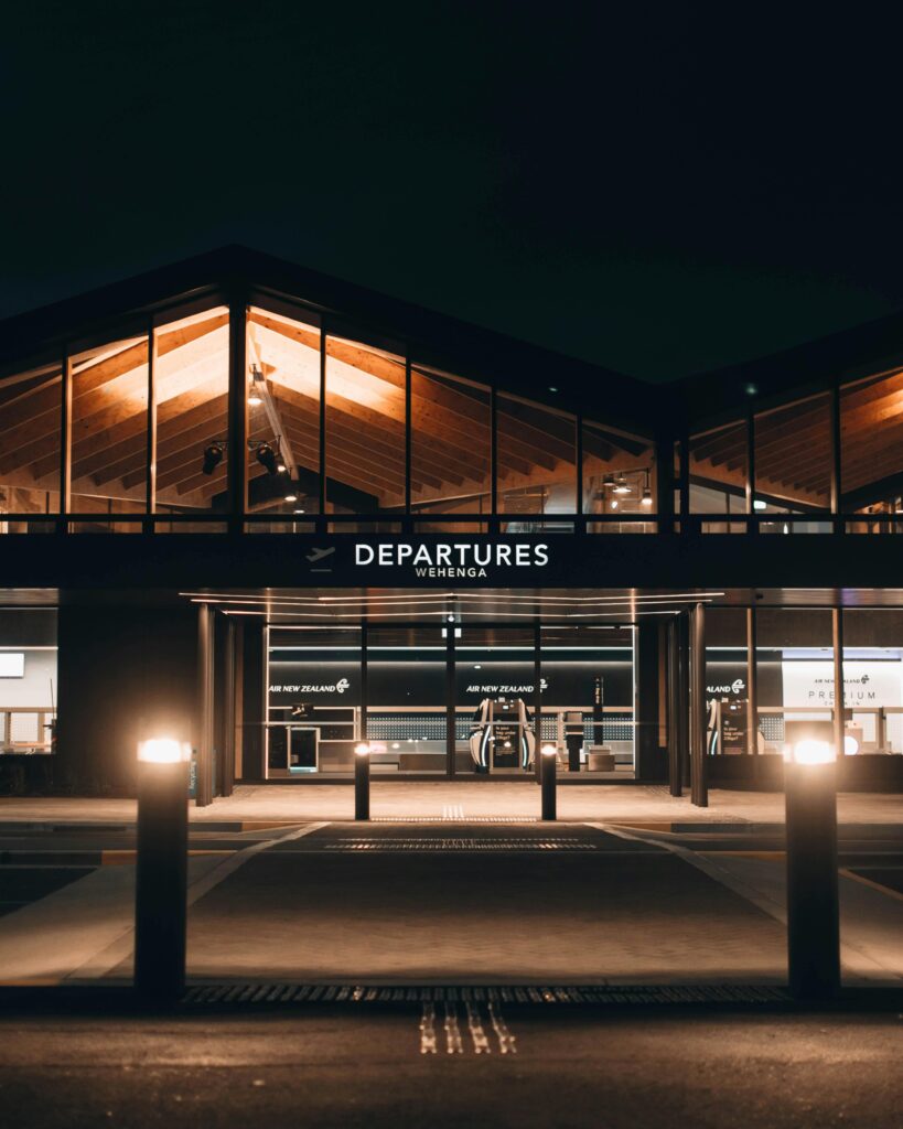 "Penang International Airport main entrance with modern architecture – travel Malaysia"
